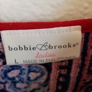 BOBBIE BROOKS – Top Aztec Multicolore à Enfiler, Taille M, Neuf Avec étiquettes